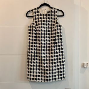 Ann Taylor Navy & White Shift Dress size 0P